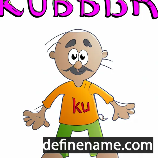 cartoon of the name Kulbir