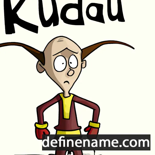 cartoon of the name Kuldar