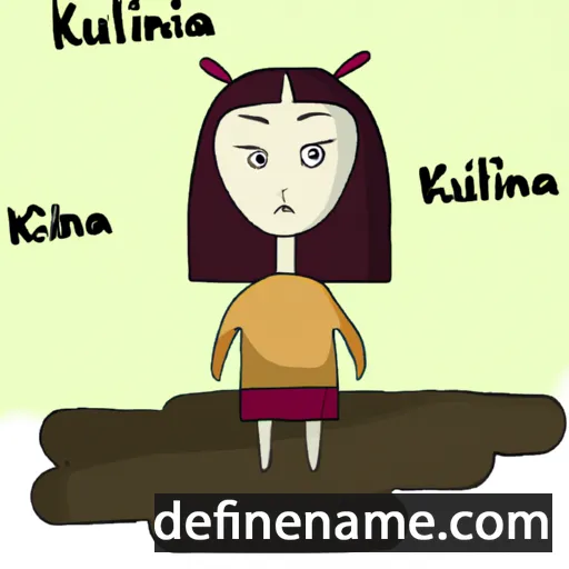 cartoon of the name Kulina