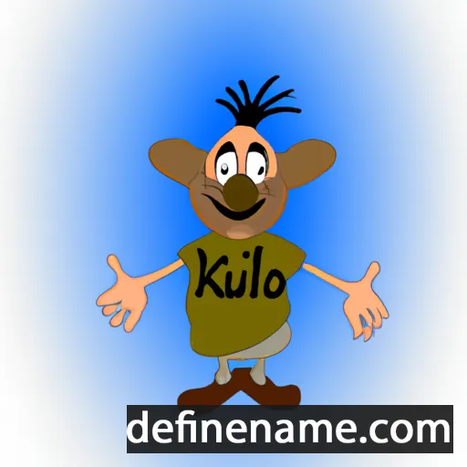 cartoon of the name Kullo