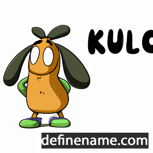 cartoon of the name Kulo