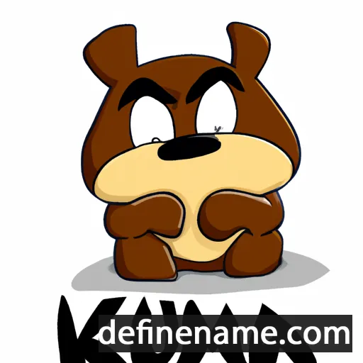 cartoon of the name Kuma