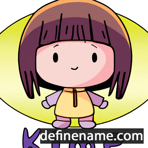 cartoon of the name Kumie