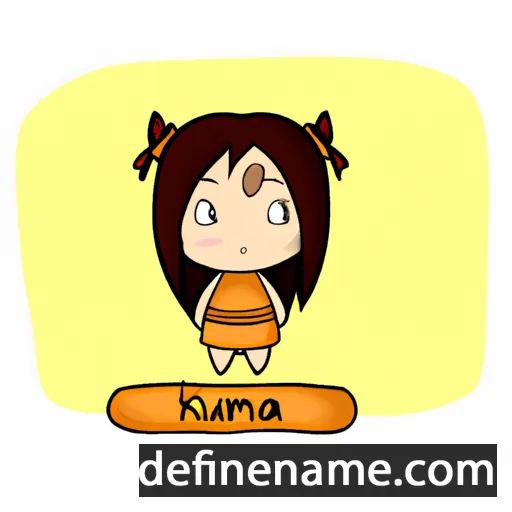 cartoon of the name Kumina