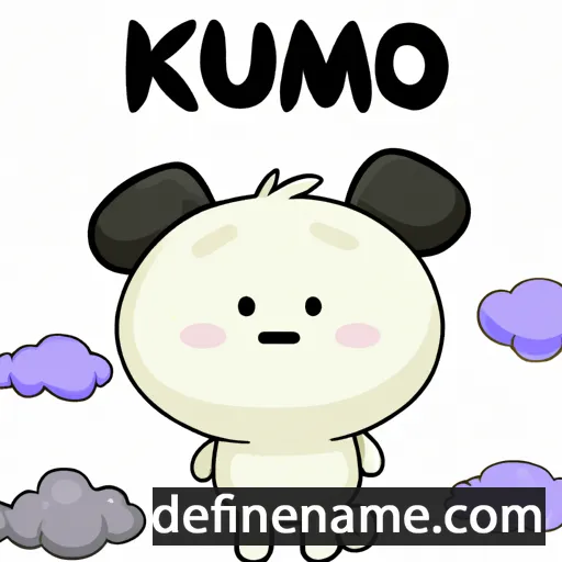 cartoon of the name Kumo