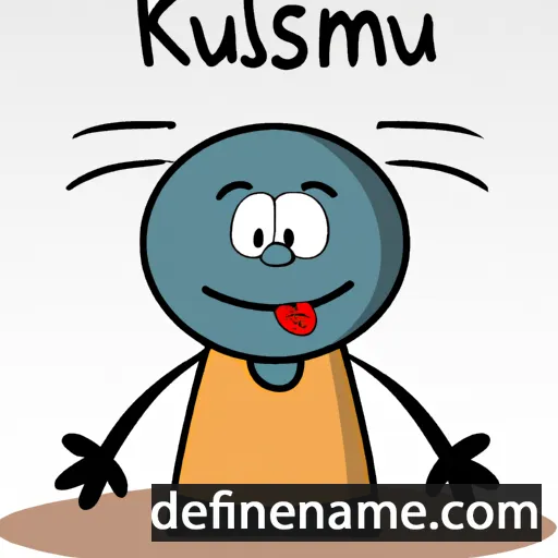 cartoon of the name Kumsal