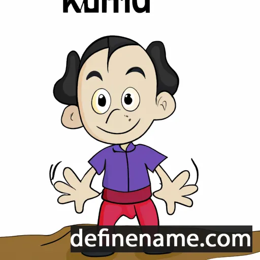 cartoon of the name Kumud