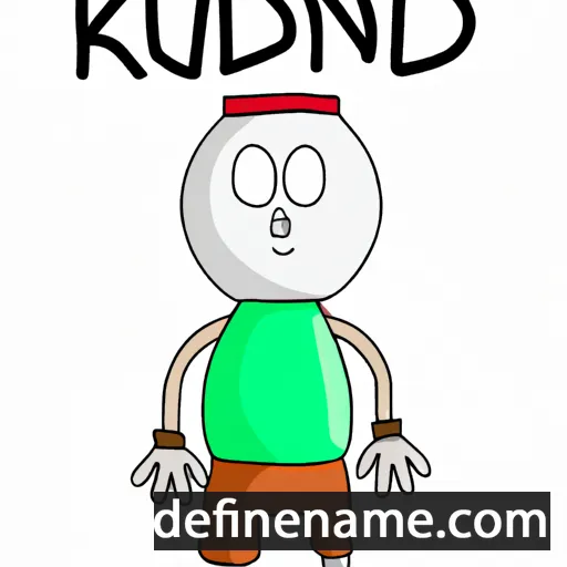 cartoon of the name Kund