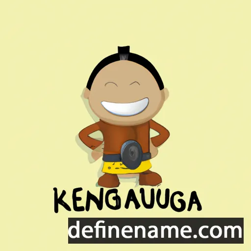 cartoon of the name Kungkea