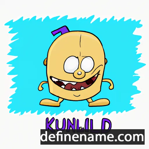 cartoon of the name Kunibald