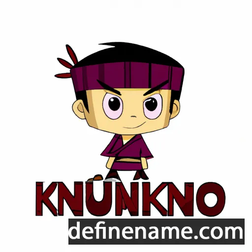 cartoon of the name Kunihiko