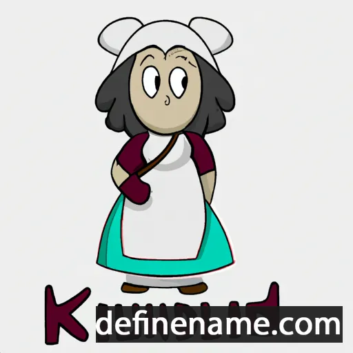 cartoon of the name Kunihild