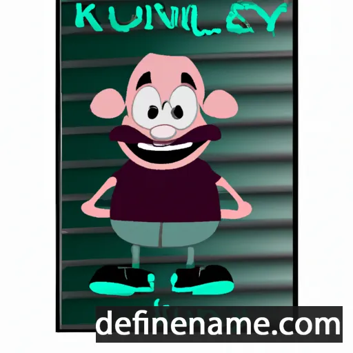 cartoon of the name Kunley