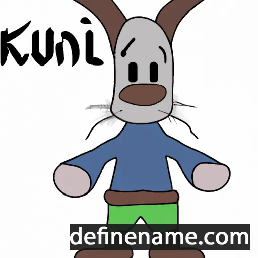 cartoon of the name Kunolf