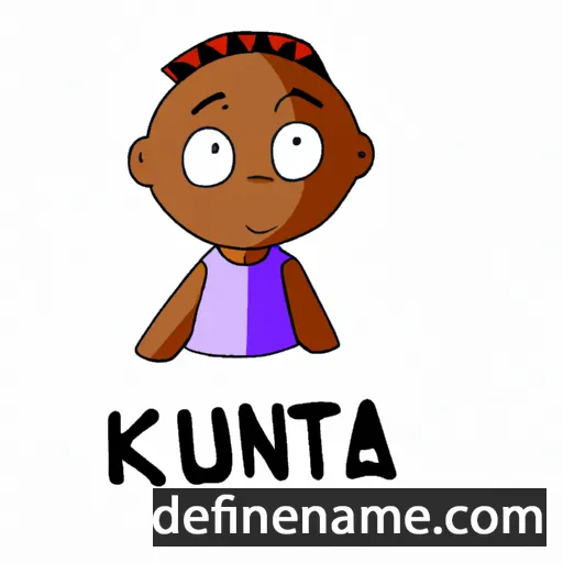 cartoon of the name Kunta