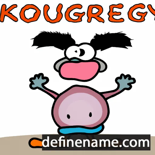 cartoon of the name Küöregey