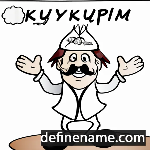 cartoon of the name Küpeyakwüskonam