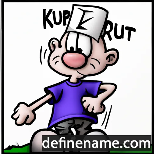 cartoon of the name Kürt