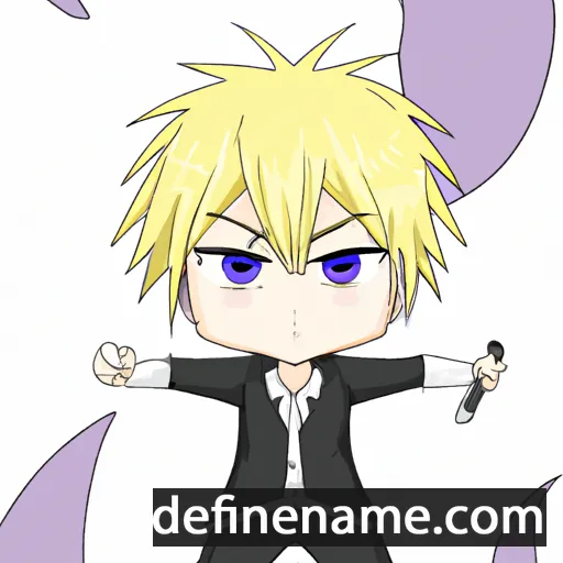 cartoon of the name Kurapika