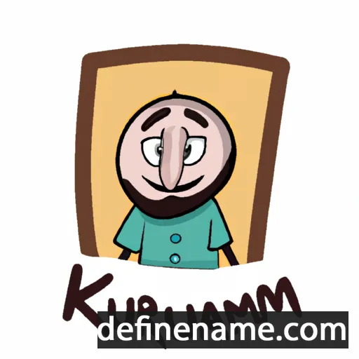 cartoon of the name Kurman