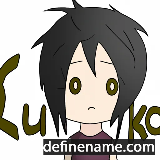 cartoon of the name Kuroi