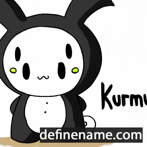 cartoon of the name Kuromi