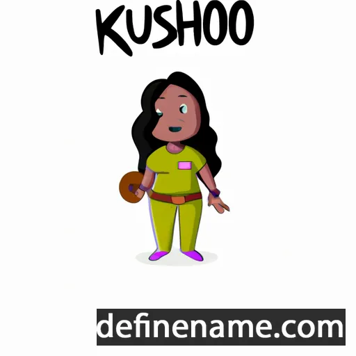 Kushboo cartoon