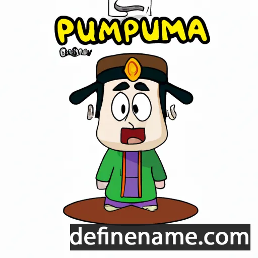 cartoon of the name Kusumo