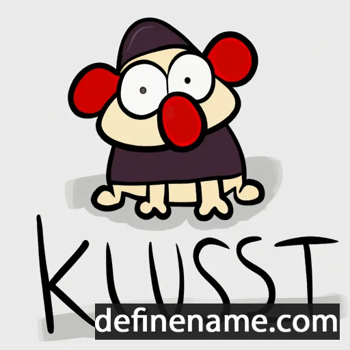 cartoon of the name Kuszęt