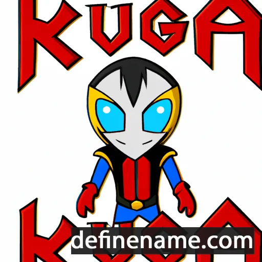 cartoon of the name Kuuga