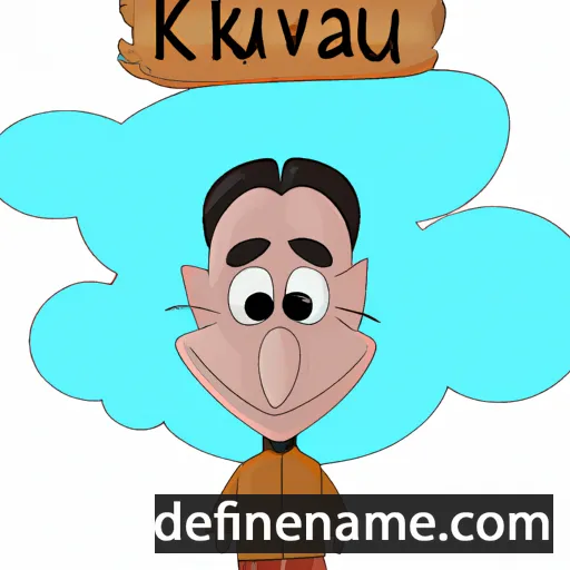 cartoon of the name Kuvav