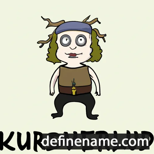 cartoon of the name Kveldúlfr