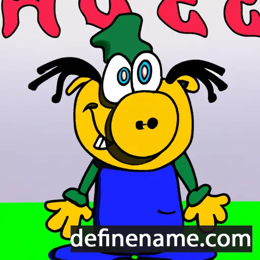 cartoon of the name Kӗverle