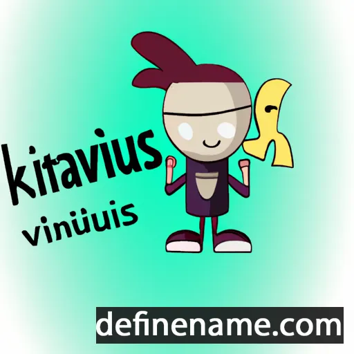 cartoon of the name Kvintiliāns