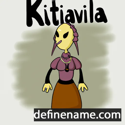 cartoon of the name Kvintilla