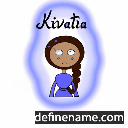 cartoon of the name Kvintina