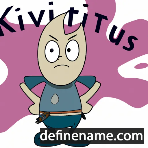 cartoon of the name Kvints