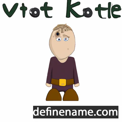 cartoon of the name Kvothe