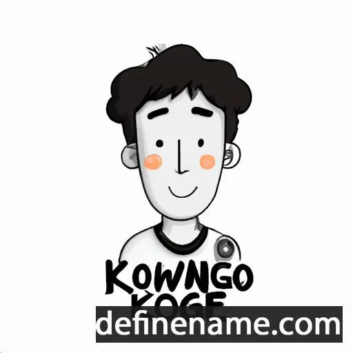 cartoon of the name Kwang-soo