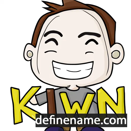 cartoon of the name Kwinn