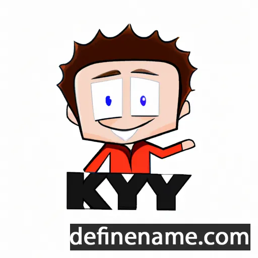 cartoon of the name Ky