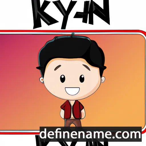 cartoon of the name Kyan