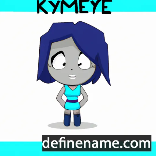 cartoon of the name Kyanite