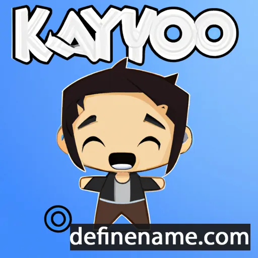 cartoon of the name Kyano