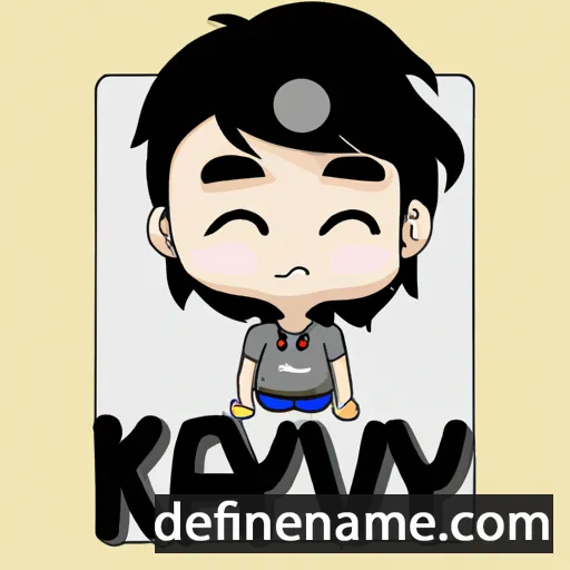 cartoon of the name Kyawt