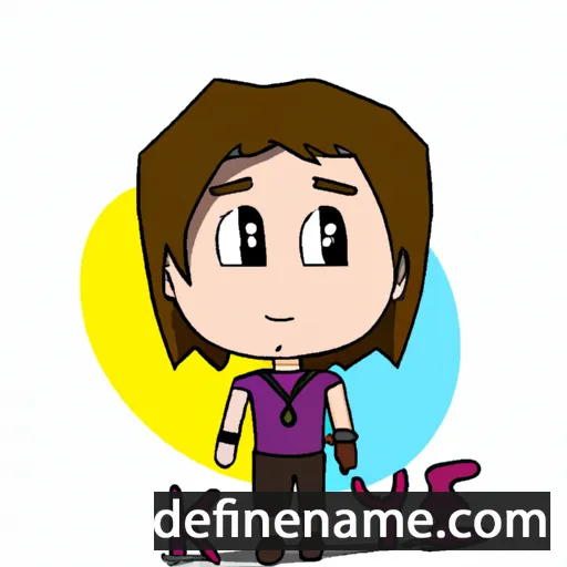 cartoon of the name Kye