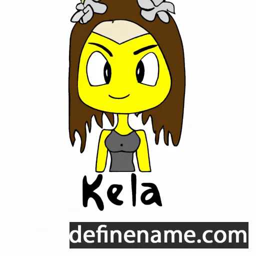 cartoon of the name Kyela