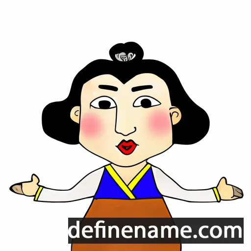 cartoon of the name Kyeong-hee