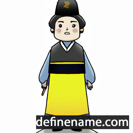 cartoon of the name Kyeong-suk