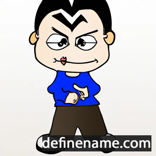 cartoon of the name Kyeongmin